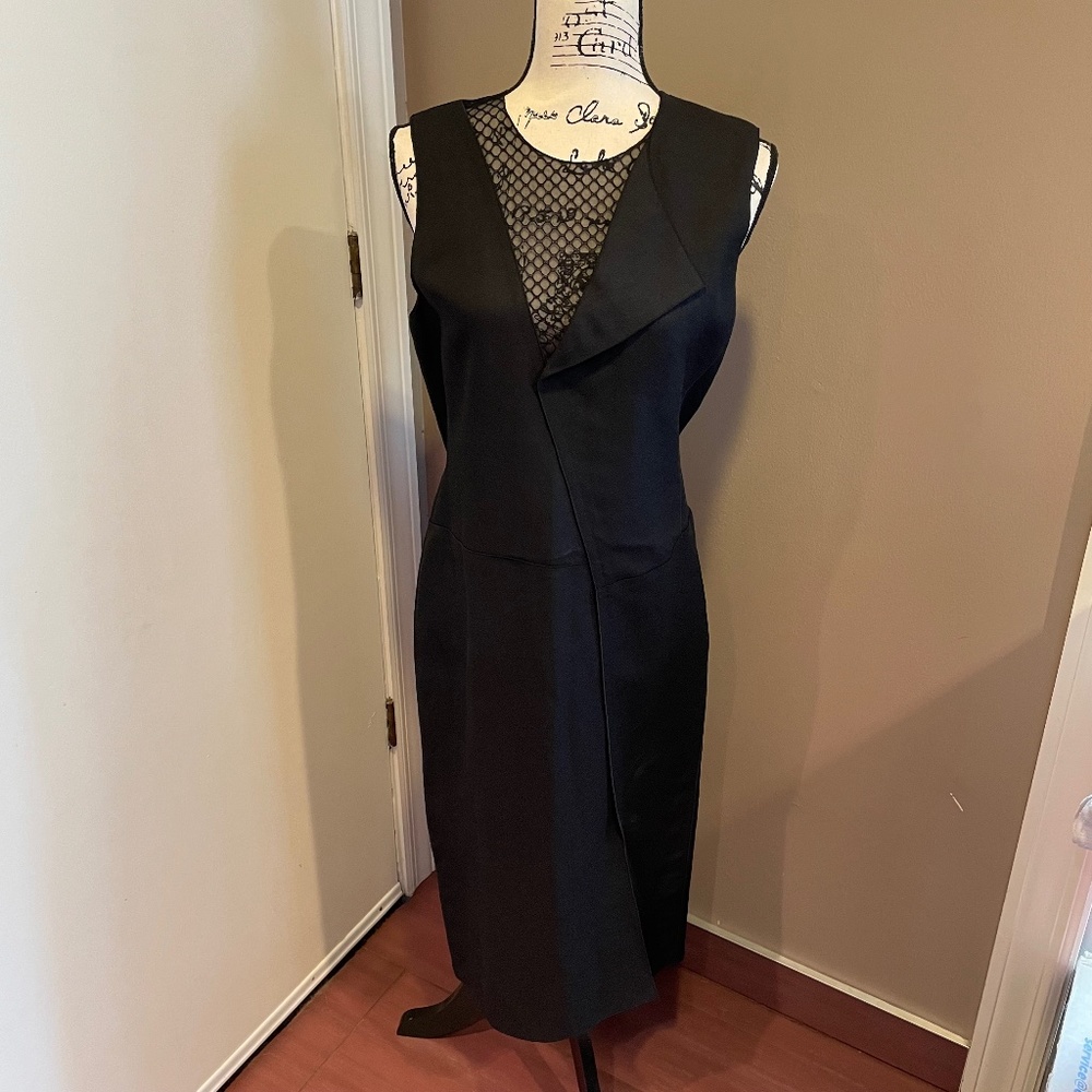 Reed Krakoff dress with silk mesh panel